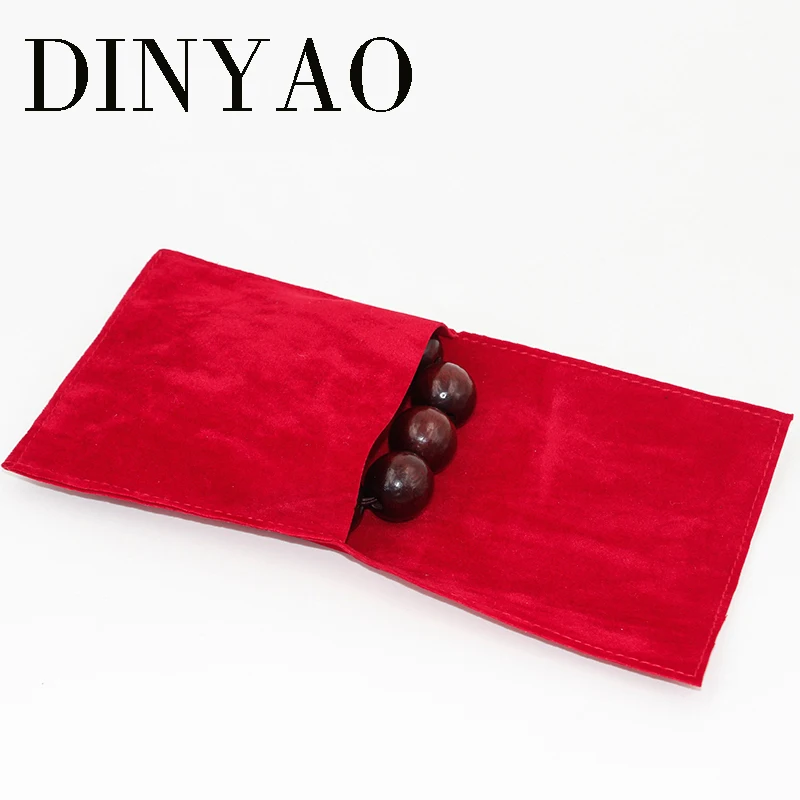 

5pcs/lot 10*10cm Double Velvet Pouch Factory Wholesale Packaging Jewelry Square Small Gift Pouch Bracelet Bag Cosmetic Pouch