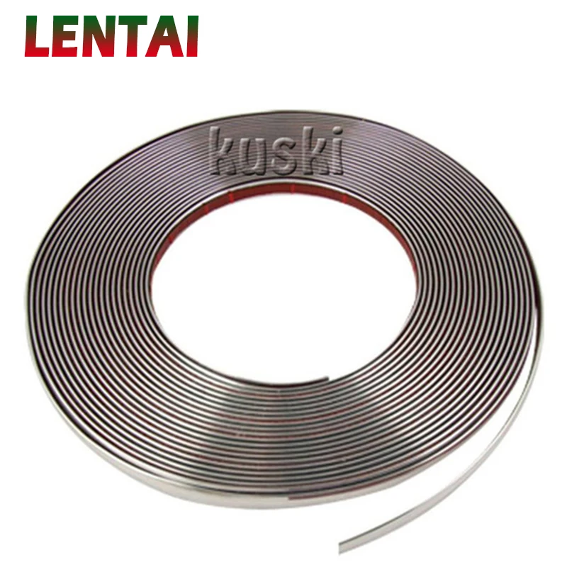 

OVERE 5M Chrome Trim Styling Car Sticker Molding Strip For Mercedes Benz W203 W204 W211 Volvo S60 XC90 XC60 S80 Subaru XV