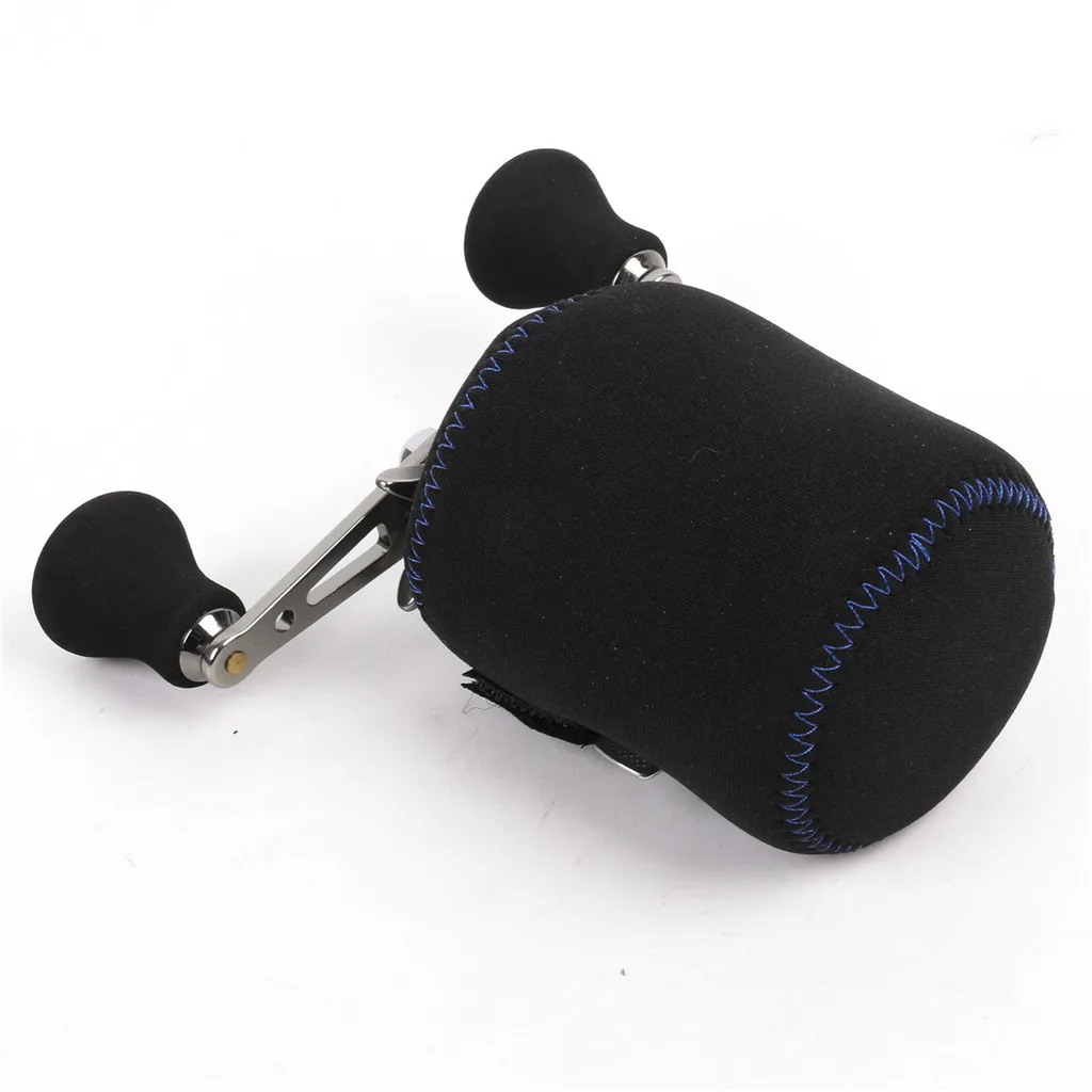 Neoprene Spinning Protective Fly Fishing Reel Wheel Storage Bag Protective Cover Case Pouch Black