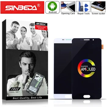 

5.5" AMOLED For SAMSUNG Galaxy A7 2016 A710 LCD Display Touch Screen Digitizer For SAMSUNG A710F A710M A710 A7 2016 Display A710