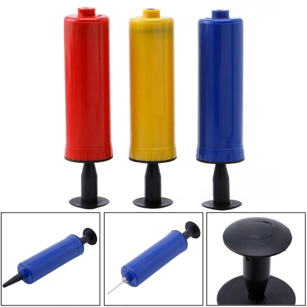

1pc Portable Sports Ball Hand Air Pump Inflatable Inflator Football Basketball