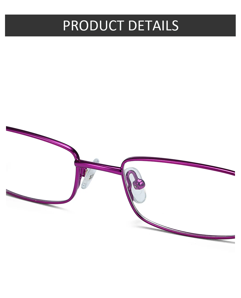 Prescription Glasses Girl Eyeglasses Myopia Progress Prescription Lens Metal Glasses Frame Anti Blue Ray Eyewear (61) 