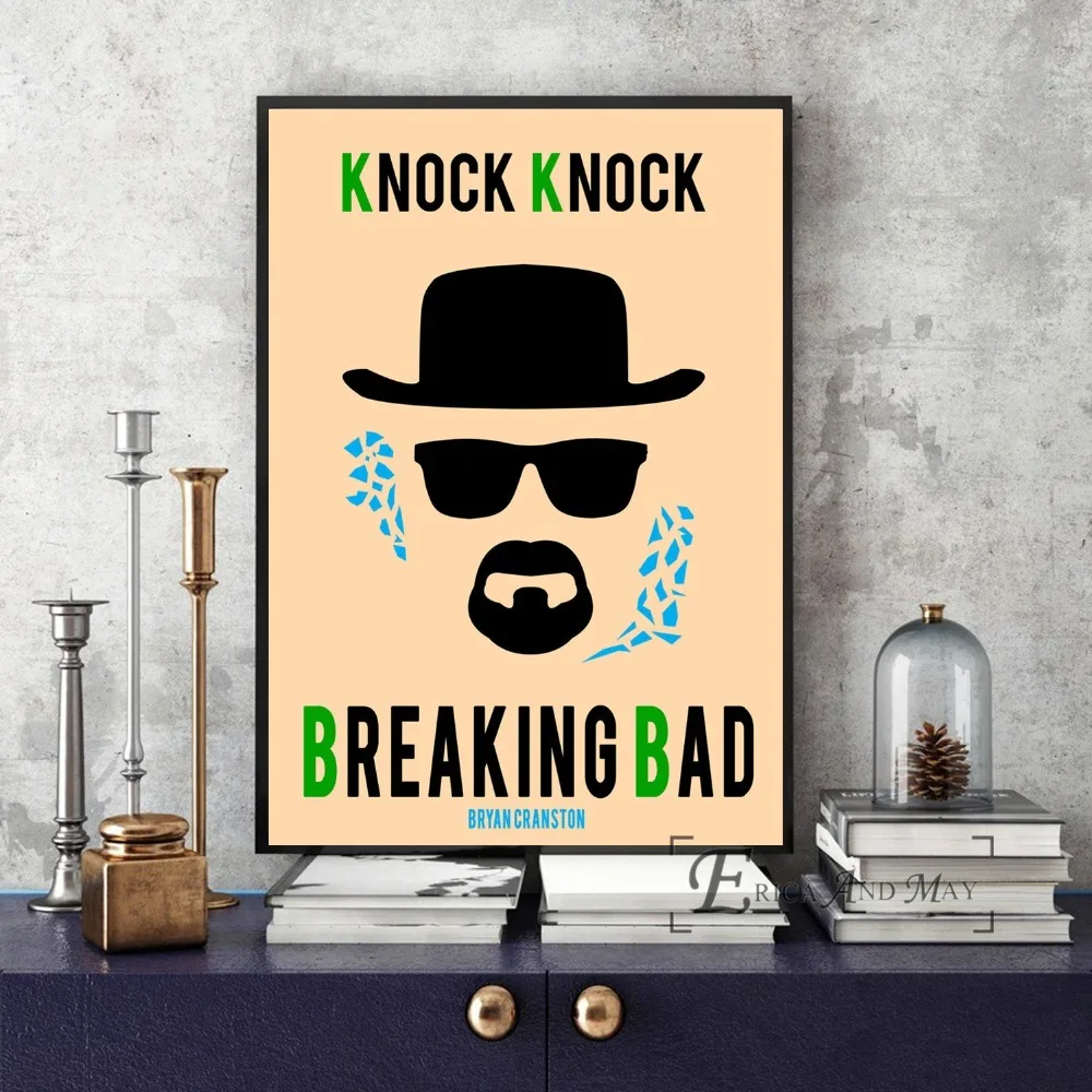 Breaking Bad абстрактный ТВ Show стены Книги по искусству холст живопись плакат для домашнего декора Плакаты и принты без рамы декоративные панно