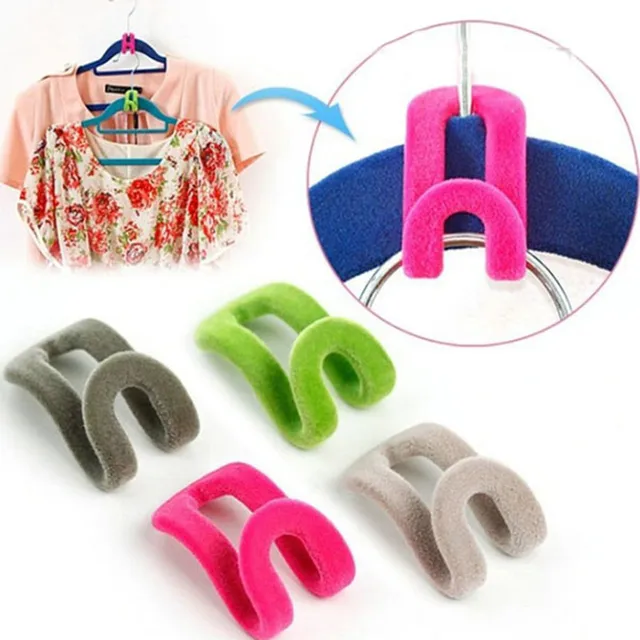 Nuovo Arriva 10 pz/pacco Creativo Mini Floccaggio Appendiabiti Facile Gancio Clo Nuovo Arriva 10 pz/pacco Creativo Mini Floccaggio Appendiabiti Facile Gancio Clo
