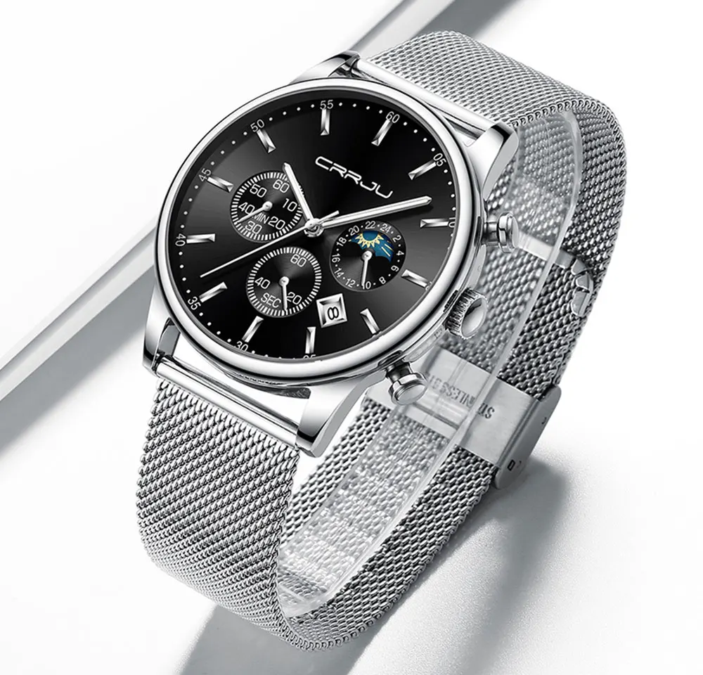 银带银壳黑面银钉2