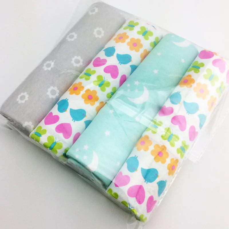 4 шт./упак. хлопок детское одеяло для новорожденного Подгузники пеленать обертывание детское Фланелевое поступление Детское одеяло для пеленания для простыней на кровать