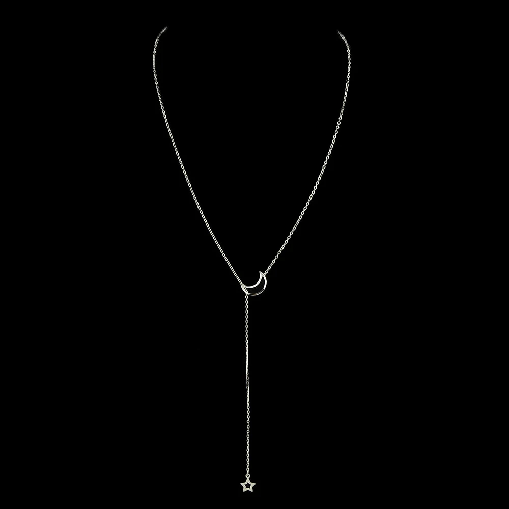 Минималистский Стиль Jewelry цвет серебристый Золотой Цвет цепи Звезда Луна