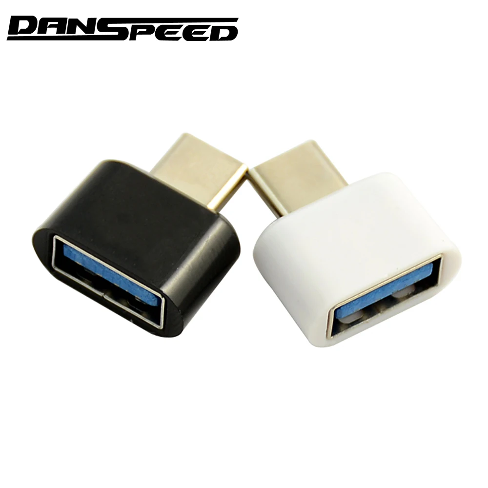 

DANSPEED USB 3.1 Type C Male to USB 2.0 Female Adapter OTG Converter Connector USB-C For Android Tablet Phone