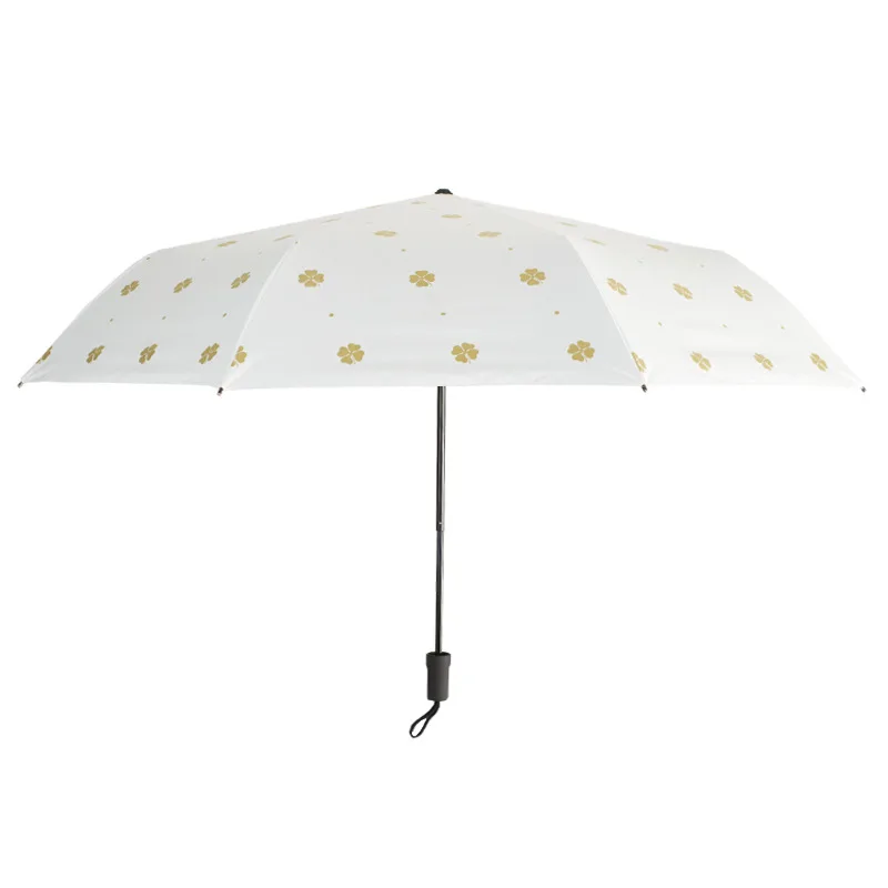 YADA 2019 New Fashion Gold Flower Umbrella Protection Rainy uv High Quality Umbrella For Women Windproof Folding Umbrellas YS668