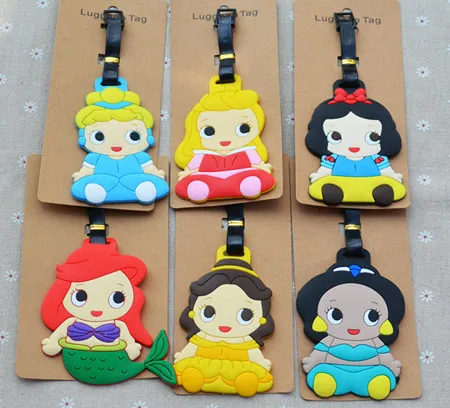 mermaid luggage tag