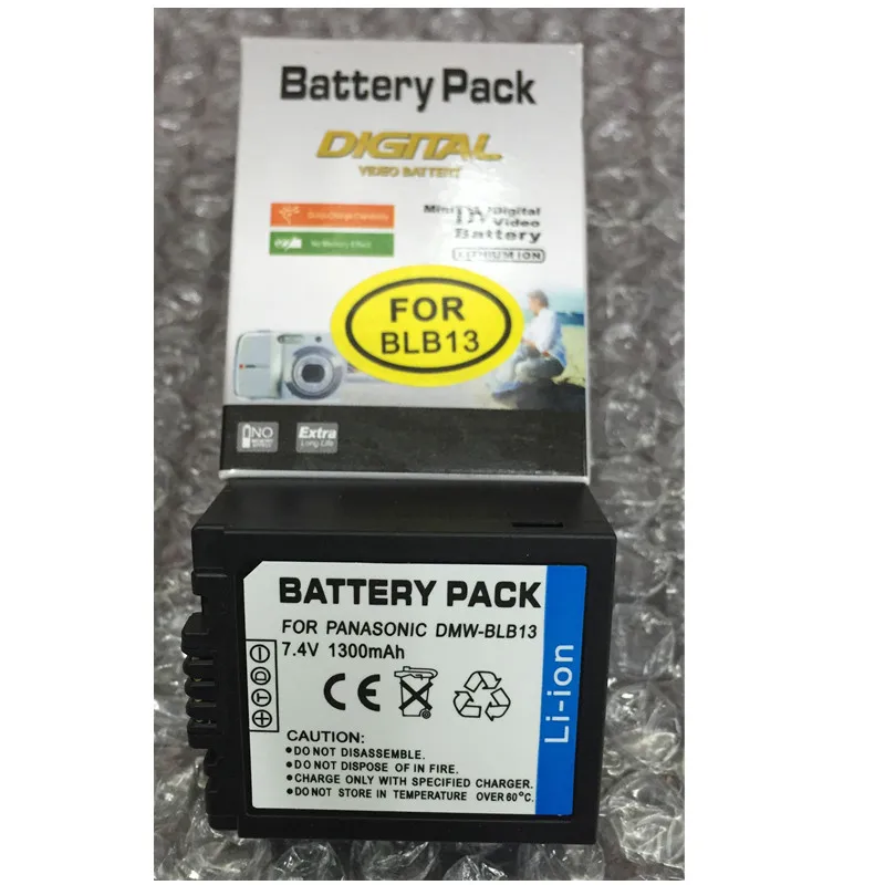 

DMW-BLB13 lithium batteries pack DMW BLB13 Digital camera Battery BLB13 For Panasonic Lumix DMC-GF1 G1 GH1 G10 G2