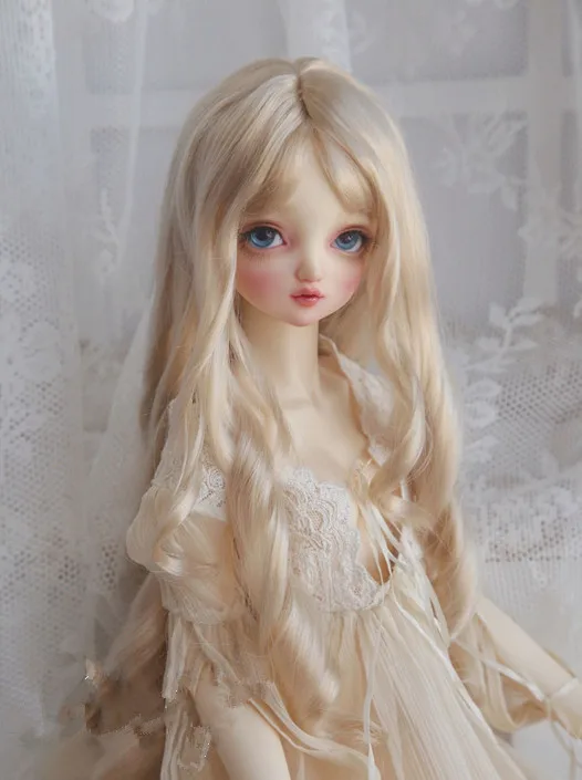 BJD кукла шелк имитация мохера парик груша ролл подходит для 1/3 1/4 MSD DD гигантские куклы аксессуары