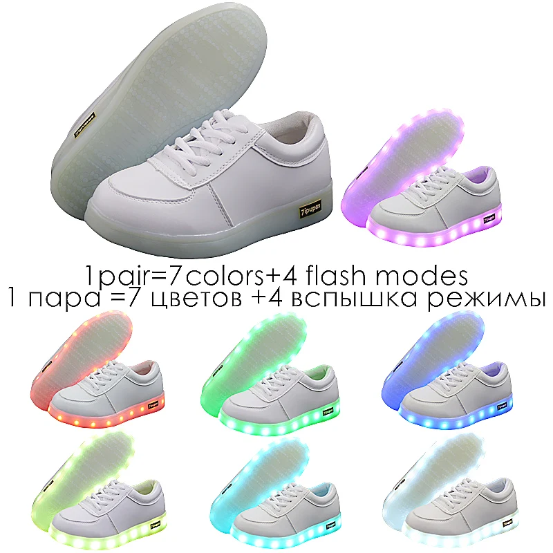 7ipupas-White-Glowing-sneakers-11-colors-kids-unisex-Usb-Charged-Flash-of-light-up-shoes-boy-Melbourne-Shuffle-Luminous-sneakers-1