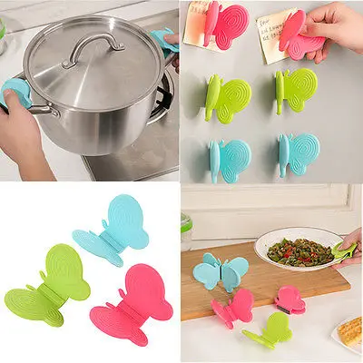 

Multi Function Butterfly-Shaped Silicone Anti-Scald Device Kitchen Tool Gadget Finger Hands Protection