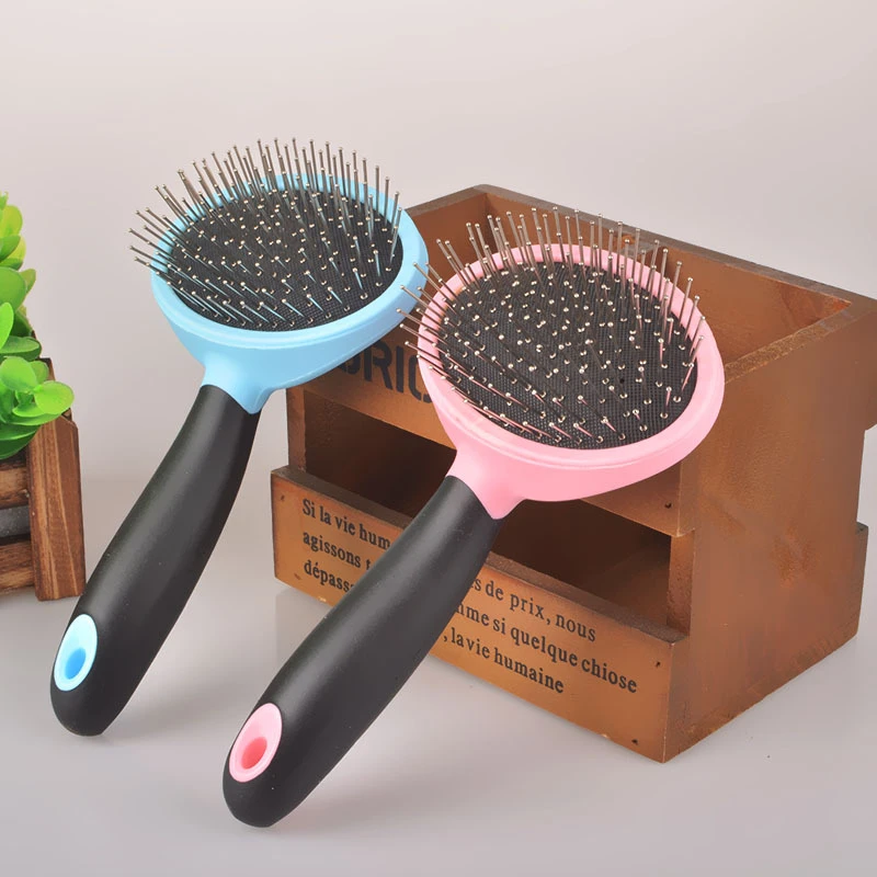 Pet Cats Dogs Supplies Stainless Steel Needles Dog Hair Brush Comb For