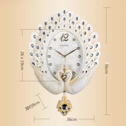 #Special Offers New Wall Clock Living Room European Clock Nordic Peacock Hanging Table Mute Large Retro Bedroom Decoration Creative Wall Clock #Special Offers New Wall Clock Living Room European Clock Nordic Peacock Hanging Table Mute Large Retro Bedroom Decoration Creative Wall Clock