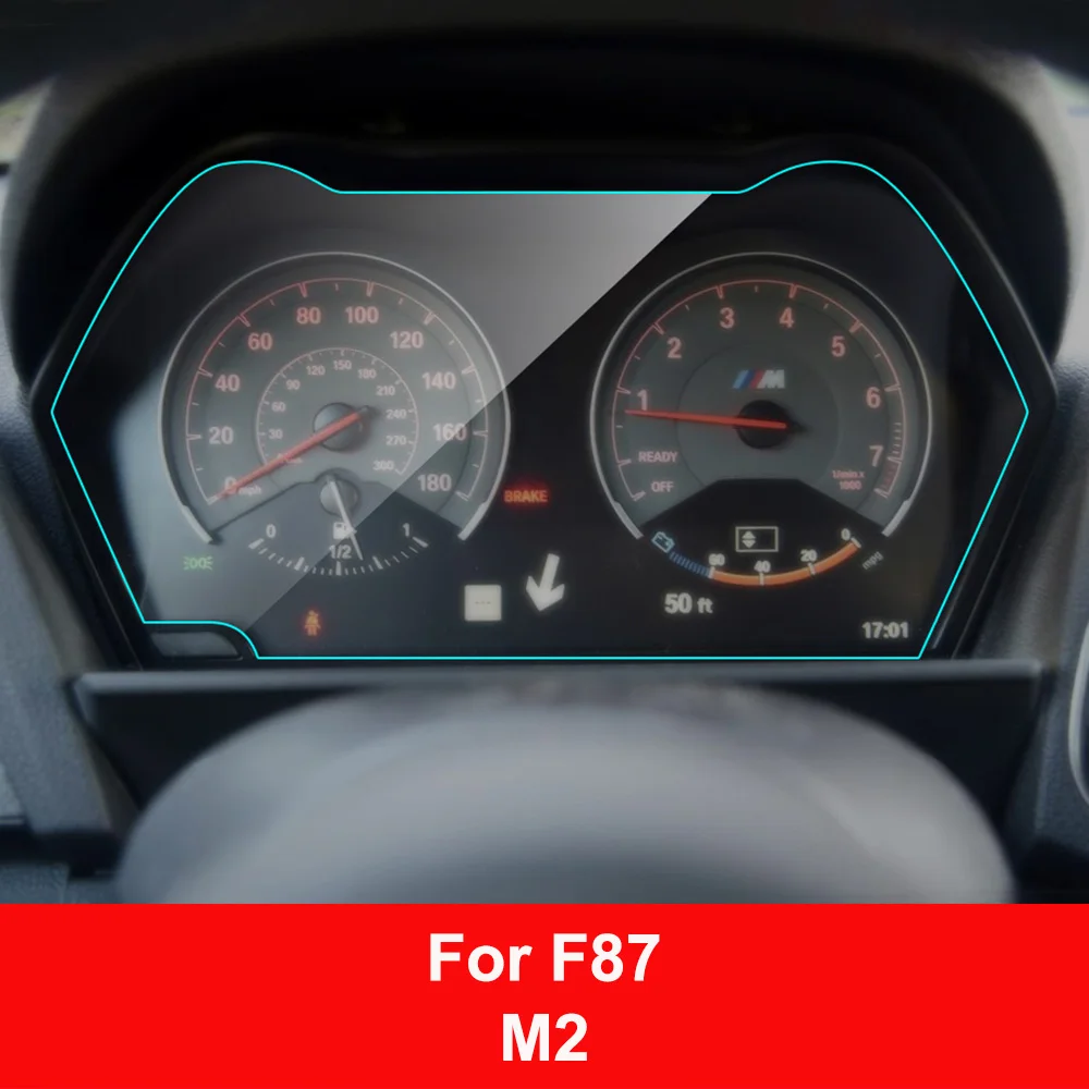 Защитная панель для автомобильных инструментов для BMW F87 F80 F82 F83 F87 M2 M3 M4 HD Прозрачная Авто защитная пленка tpu автомобильные аксессуары - Название цвета: F87 M2