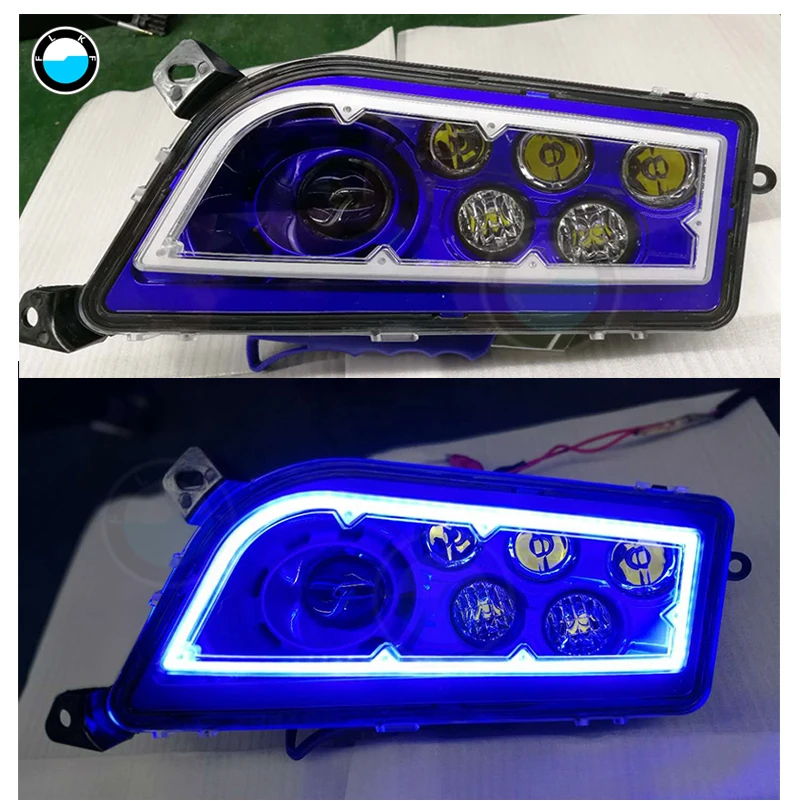 Светодиодный комплект для фар Polaris RZR XP1000 / Turbo Full Halo Angel Eyes сменные фары