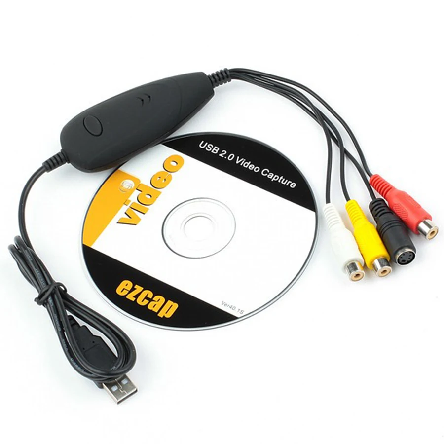 

USB Audio Video Capture Analog Video From VHS 8MM,Video Camera Recorder,DVD Player,TV STB,Camcorder To PC Support Win7/8/10