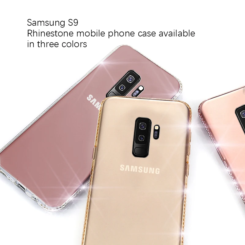 Блестящий чехол для Samsung S9 Plus S8 S7 edge S6 Note 5 4 A5 2017 A3 A7 J3 2016 J5 J7 милые роскошные