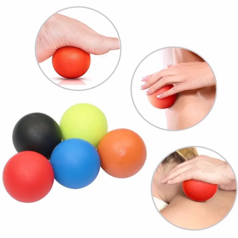 

Gym Fitness Massage Lacrosse Therapy Trigger Point Body Exercise Sports Yoga Ball Muscle Relax Relieve Fatigue Roller