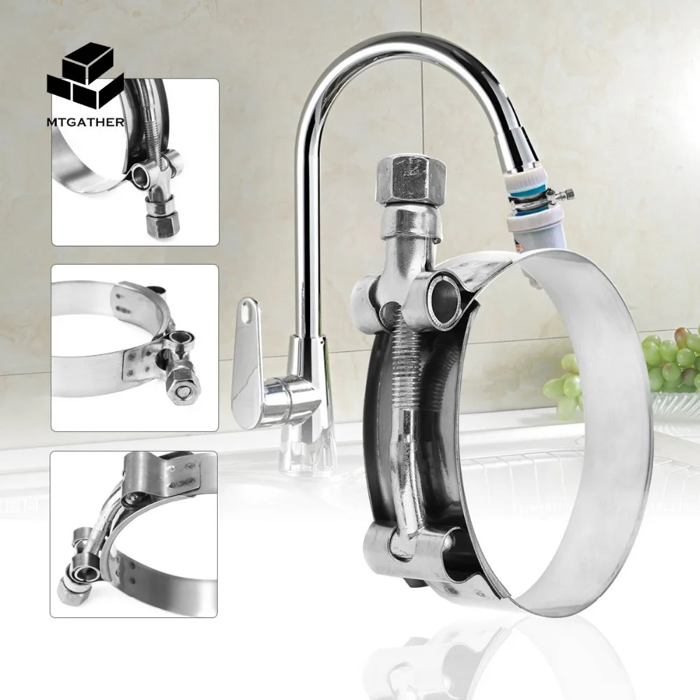 MTGATHER 3 Inch 72 80mm Stainless Steel T Bolt Hose Clamps Pipe Clip