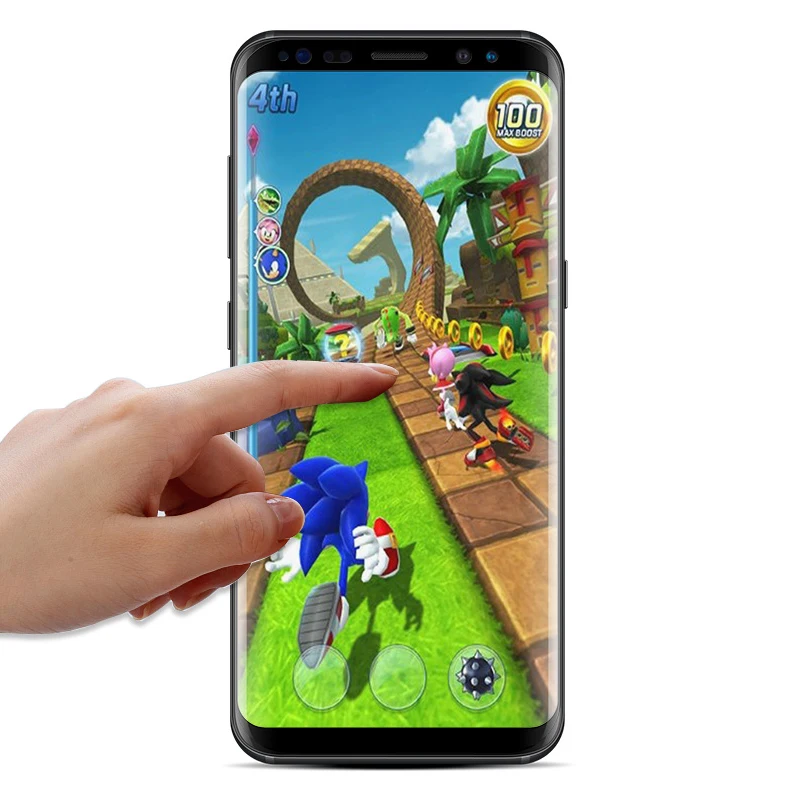 

1/2pcs Clear Anti-fingerprint Soft PET HD Screen Protector for Samsung S8 S9 S8P S9P Note8 Note9 Full Cover Protective Film