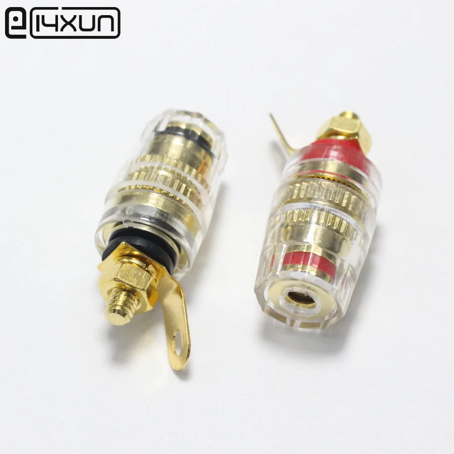1pcs 4mm Thread Medium Amplifier Speaker Spade Terminal Binding Post