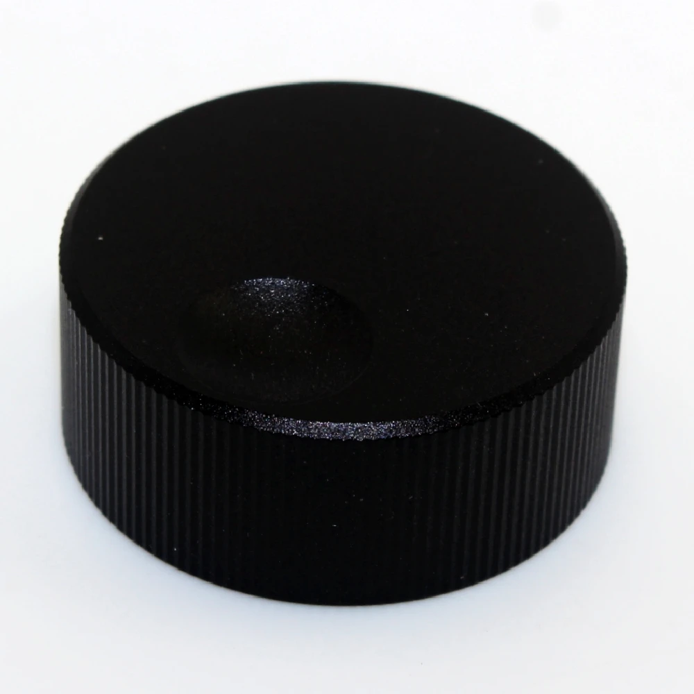 Potentiometer Knobs 1pcs 32*13mm Audio Multimedia Speakers Aluminum Knobs Volume Adjustment Knobs-Black