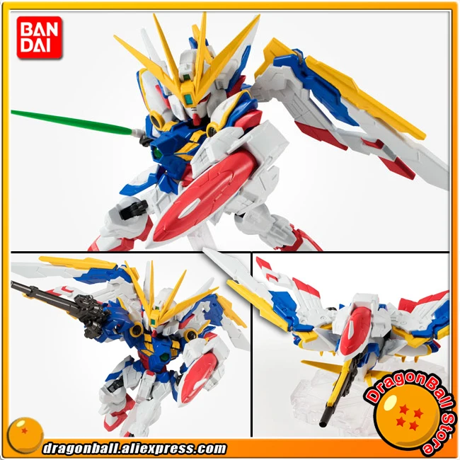 

Japan Anime "Gundam Wing: Endless Waltz" Original BANDAI Tamashii Nations NXEDGE STYLE Action Figure - Wing Gundam (EW Ver.)