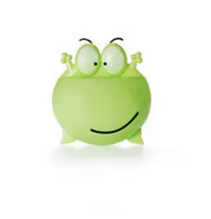 Милый лягушка ванная комната сильный всасывающий держатель для зубной пасты и щетки креативная зубная щетка подставка для зубной пасты стойка простой Домашний Органайзер - Цвет: Green