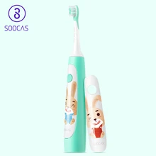 SOOCAS C1 милые Водонепроницаемый sonic Электрический Зубная щётка Беспроводной для детей Перезаряжаемые ультра sonic Зубная щётка детская зубная щетка