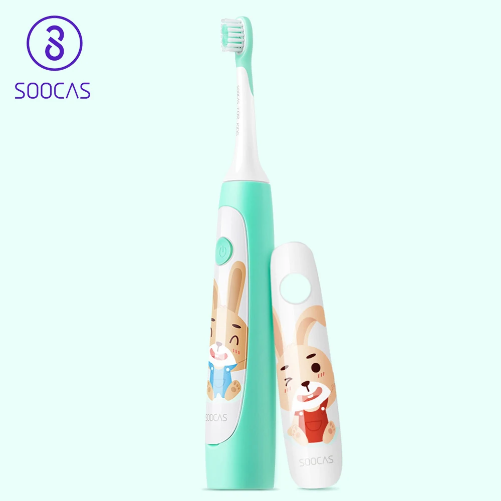 

SOOCAS C1 Cute Waterproof Sonic Electric Toothbrush Wireless For Kids Rechargeable Ultrasonic Toothbrush Children Tooth Brush