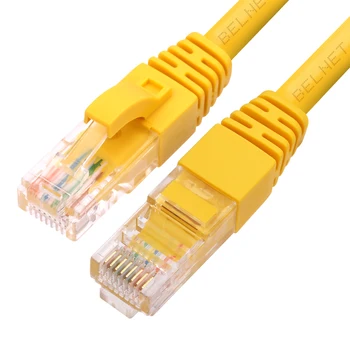 

BELNET RJ45 Cat5E Ethernet Network Cable Patch Lan Cord 100Mbps UTP unshielded Pure Oxygen-free Twisted Pair cable 1M 2M 3M 5M