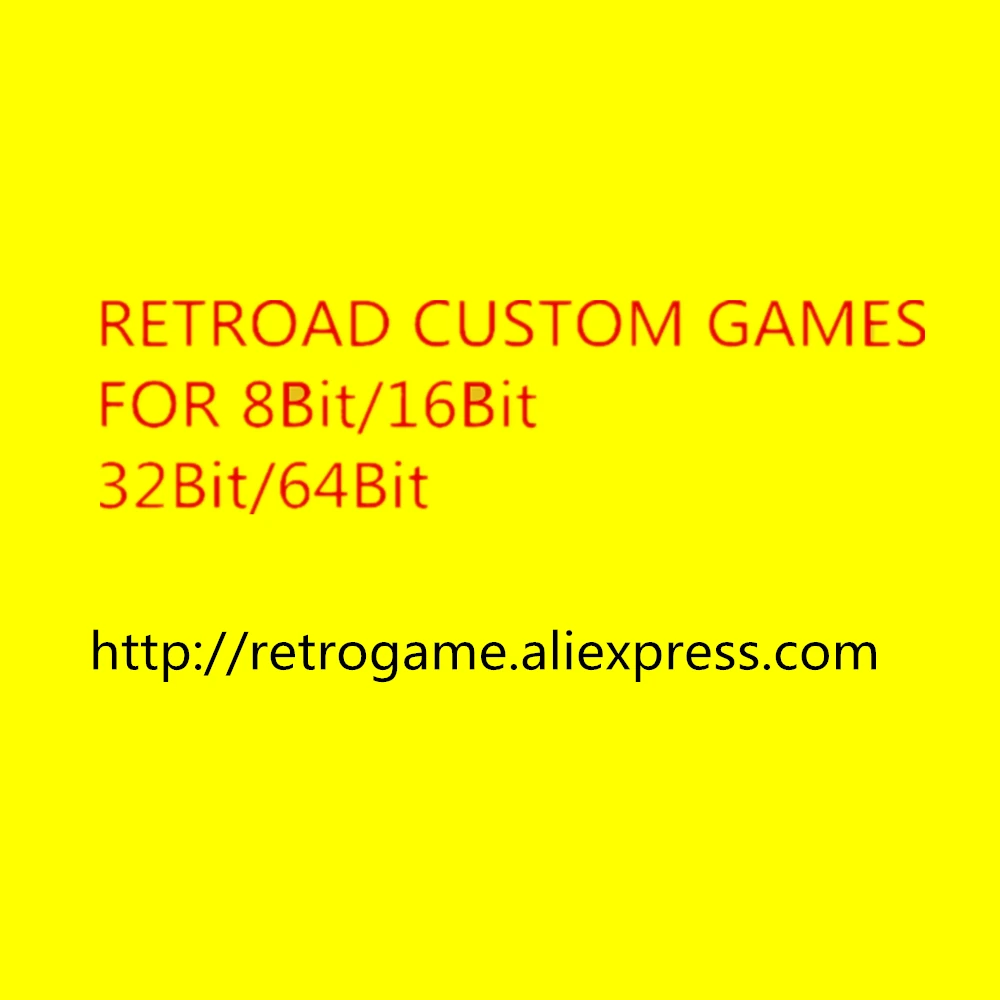 

Custom Game for 8bits/16bits/32bits/64bits