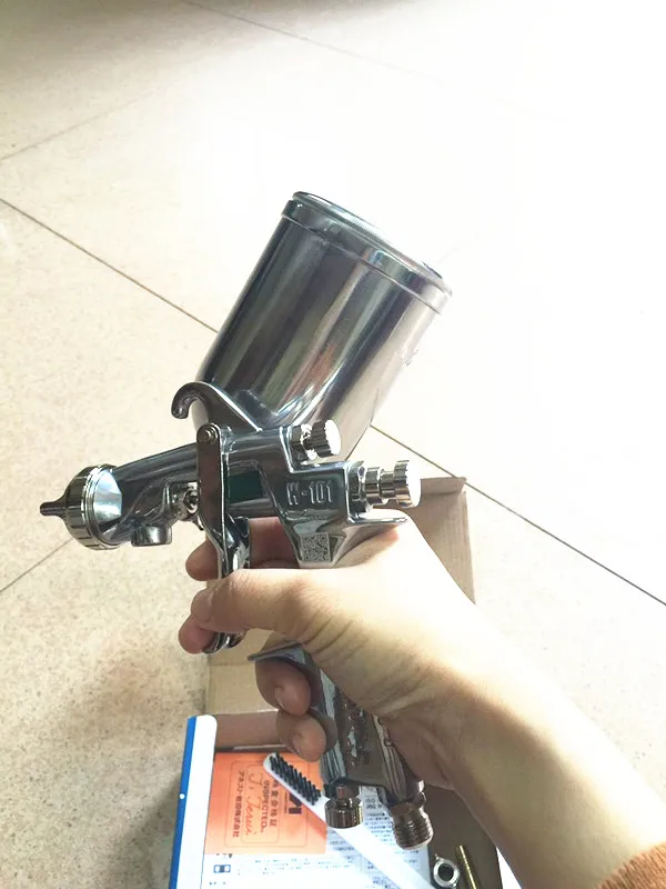 W-101 Spray gun manual spray paint, spray oil, spray gun, on the pot, off the pot  caliber1.0/1.3/1.5/1.8mm