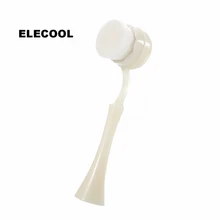 Elecool Белый Уход за лицом Очищающая щетка мягкая Массажная глубокая Очищающая щетка с защитным покрытием косметические инструменты для красоты
