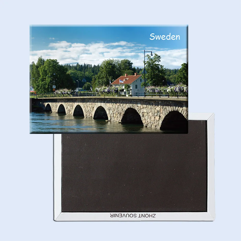

Travel Refrigerator Magnets 78*54mm,Mottala Sweden Travel Rigid Fridge Magnets 20811