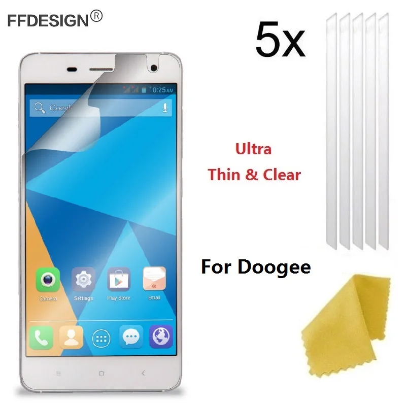 5x Anti Scratch LCD Screen Protector Foil Protective Film For Doogee X5 Max X6 X10 Y6 Protection | Мобильные телефоны и