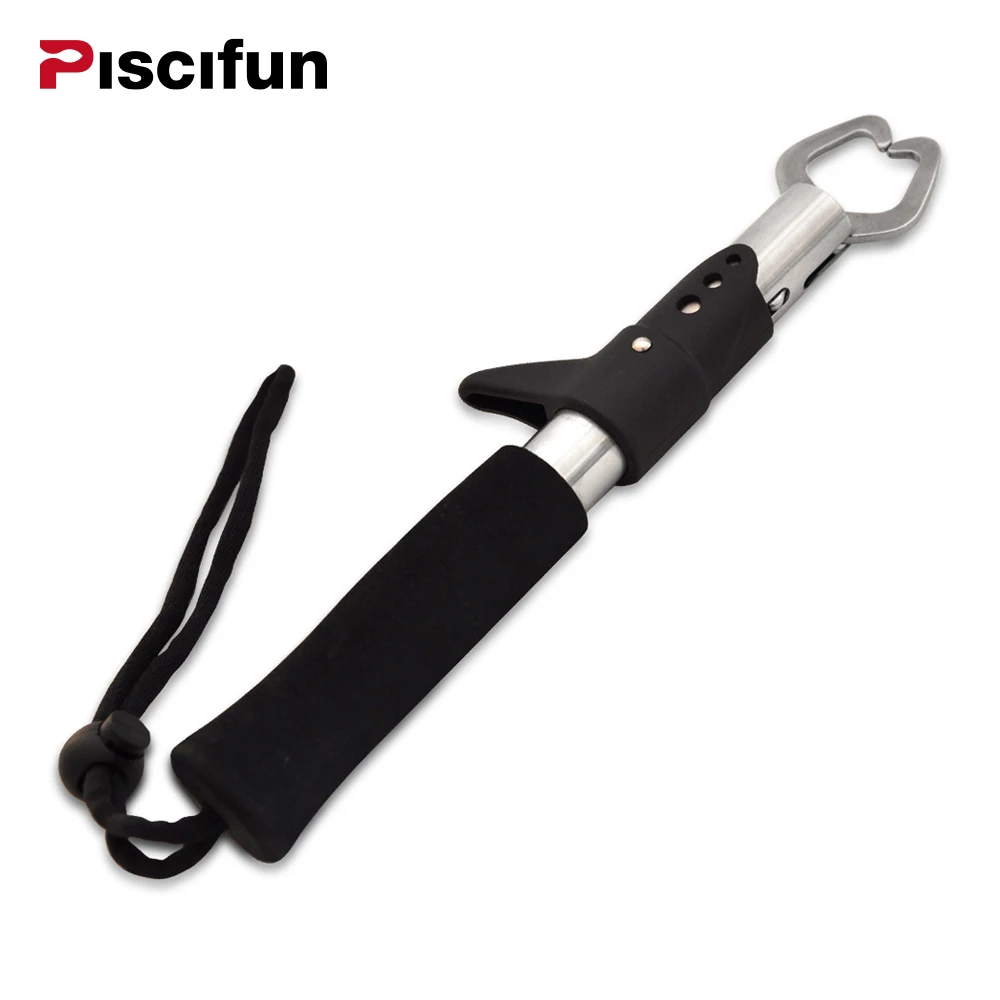 Piscifun المحمولة 15 كجم الصيد القابض الفولاذ المقاوم للصدأ السمك الشفاه قبضة مقبض انتزاع الكارب Alicate دي Pesca الصيد معالجة أدوات