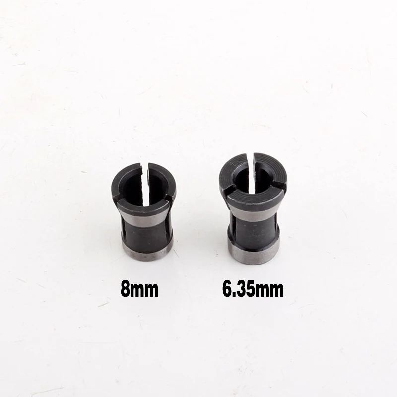 קאטרים 1pc one set collets 6.35mm 8mm collet chuck Engraving Trimming