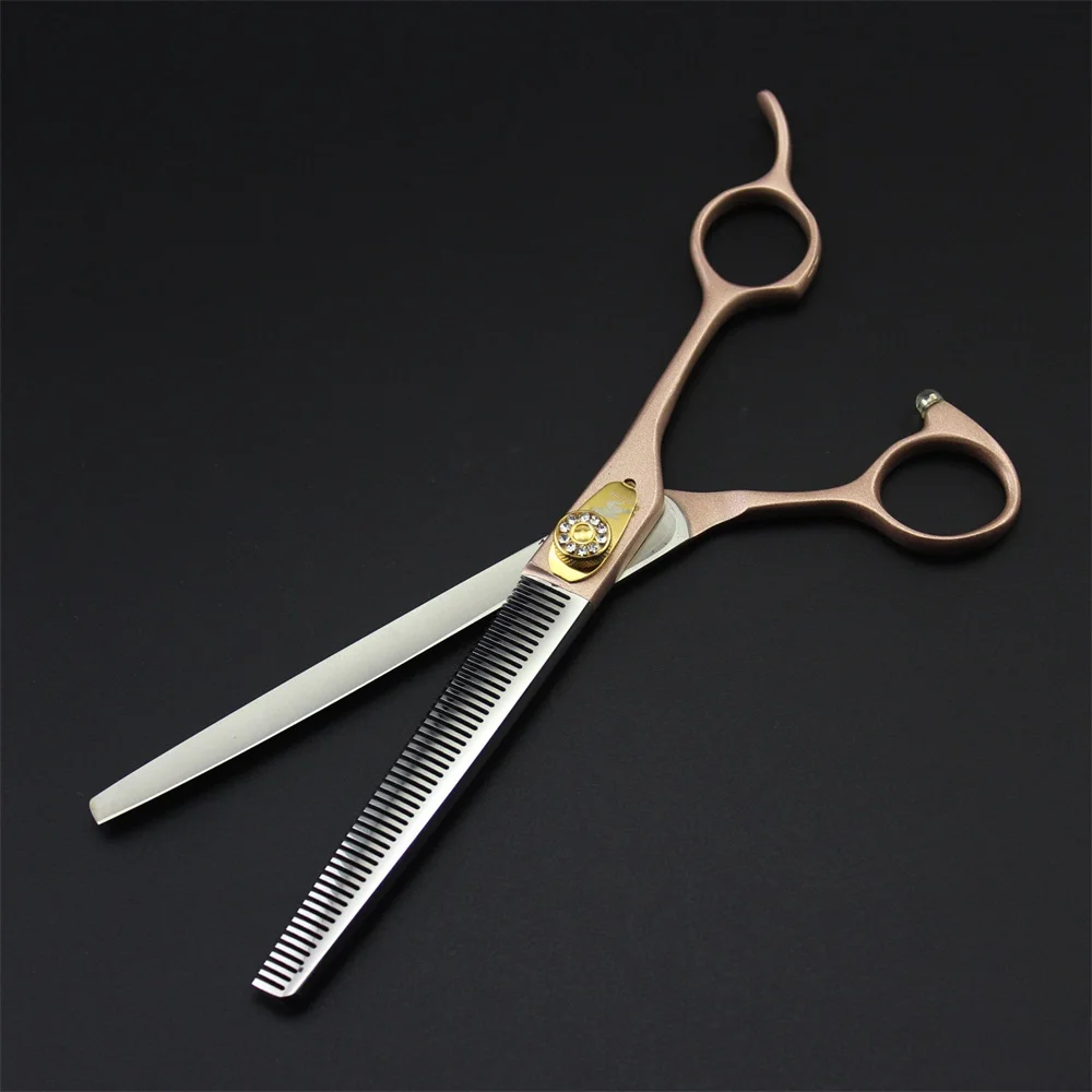 

Professional 7 Inch JP440C Pet Scissors Dog Grooming Dog hair cutter Thinning Shears thinning rate 35%-75%