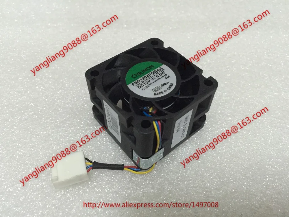 SUNON PSD1204PQBX A (2).B3821 1.R.GN DC 12V 6 0 W 40x40x28mm вентилятор охлаждения сервера|square fan|server fanfan 12v