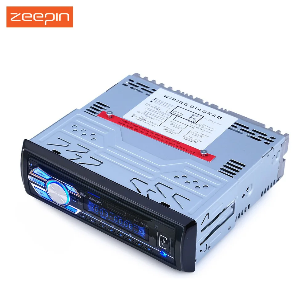 

12V Car Audio Stereo Support USB SD Mp3 Player AUX DVD VCD CD Player with Remote Control