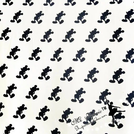 

50*140cm Shadow Mickey Cotton Fabric,Patchwork Cloth, Christmas DIY Sewing Quilting Fat Quarters Material