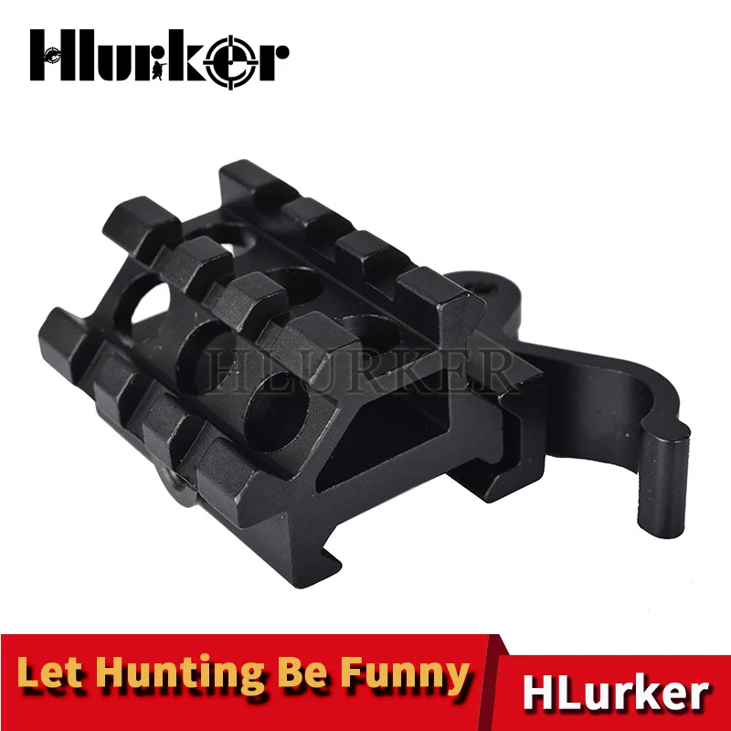 Hlurker AR15 M4 M16Tactical QD красный точечный офсетный Пикатинни виверный рельс крепление