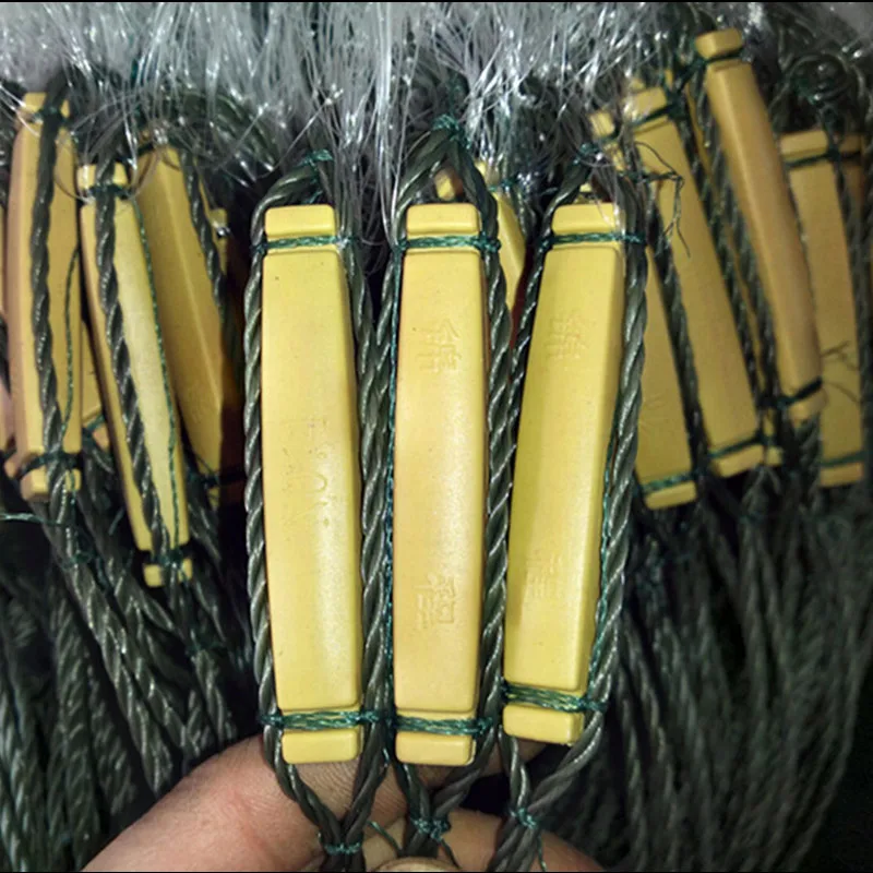 Rede de Pesca de Mar Armadilha de Pesca Rede de Pesca Rede de Emalhar Camadas 2 cm Malha Peixe Potes Pia China H1.5m * L50m 3 6 H1.5m * L50m 3 camadas 2 cm