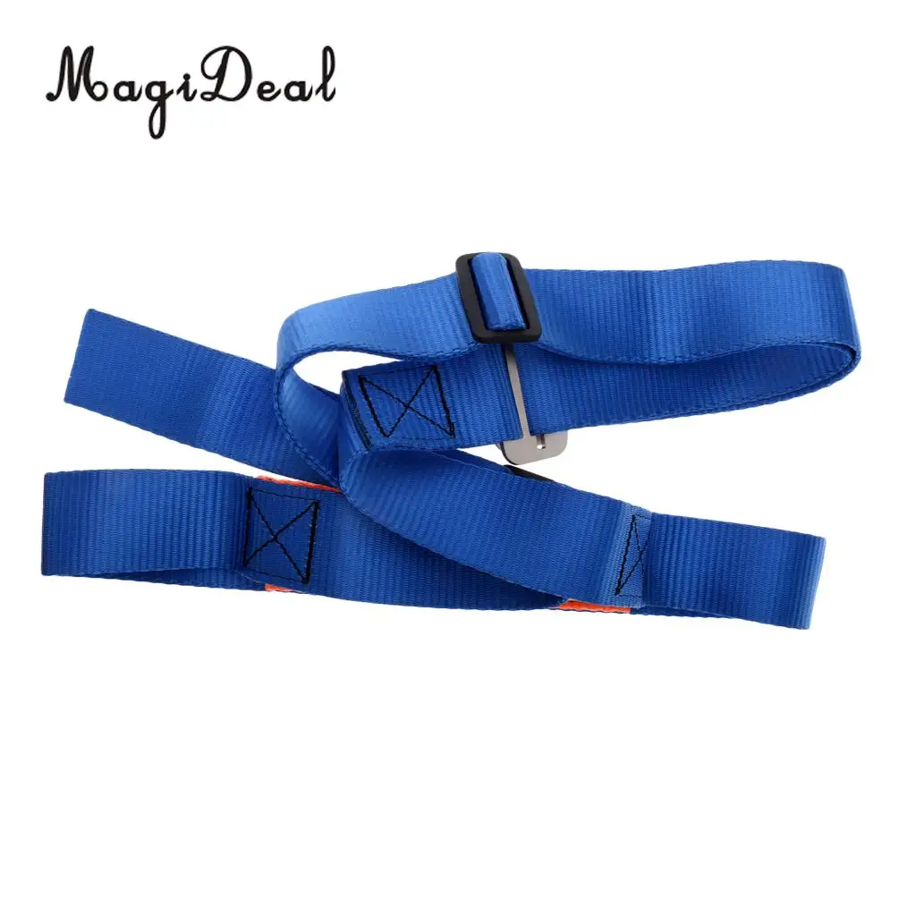 MagiDeal Heavy Duty High Strength Strong Soft Webbing Inflatable Boat Dinghy Marine Yacht Rib 2 Step Boarding Ladder Adjustable