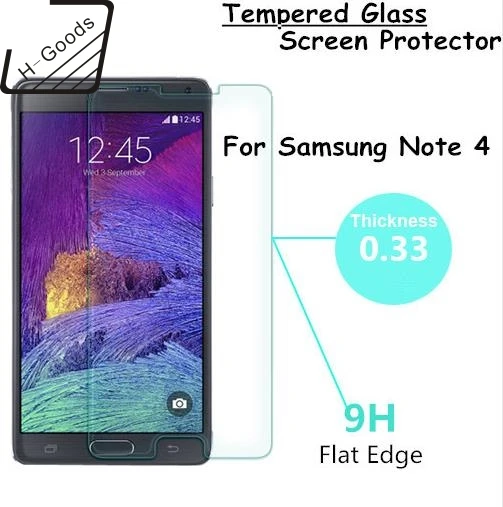 H-Goods Explosion-proof 0.3mm Noto 4 Tempered Glass For Samsung Galaxy Note N9100 Screen Anti Shatter Protector Film | Мобильные