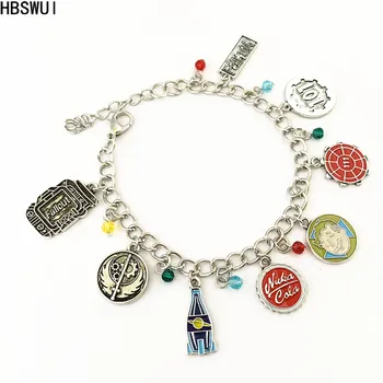 

HBSWUI Wholesale Free shipping 20pcs a lot Fallout charm Bracelet HRXJIELEI02